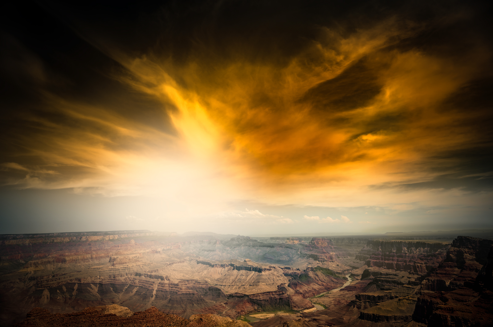 Sunshine over John Denver's shoulder